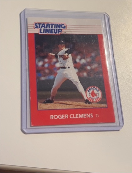 1988 Kenner Starting Lineup #21 Roger Clemens Boston Red Sox — front