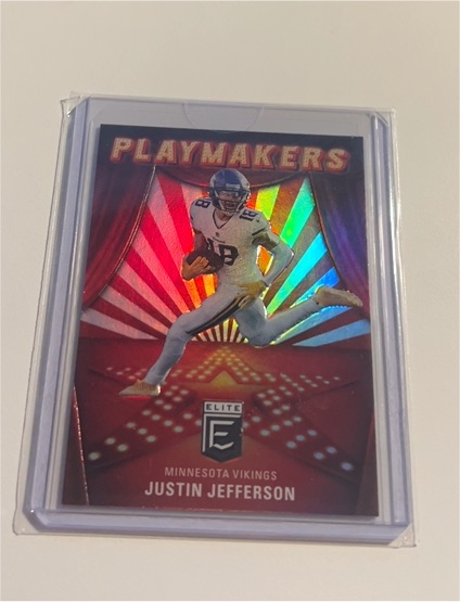 2022 Panini Donruss Elite #PM-4 Justin Jefferson Playmakers — front