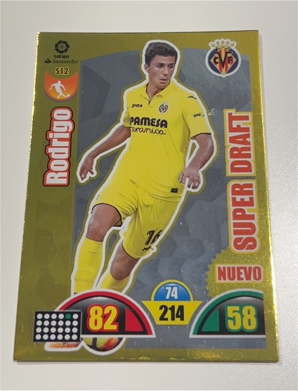 2018 Panini Adrenalyn XL #512 Rodrigo — front