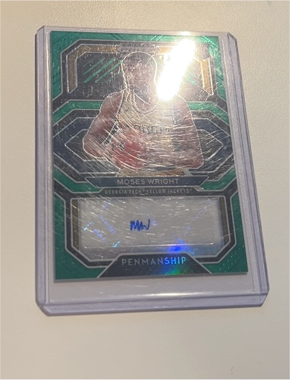 2020 Panini Prizm Penmanship Moses Wright — front