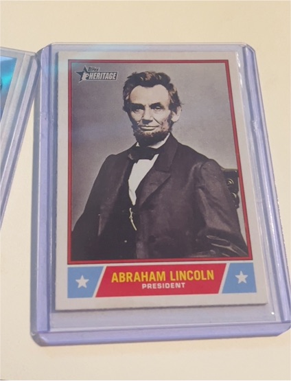2025 Topps Heritage Notable Americans #NS-2 Abraham Lincoln — front