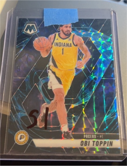 2024-25 Panini Mosaic #4 Obi Toppin — front