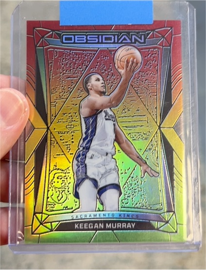 2023-24 Panini Obsidian #118 Keegan Murray — front