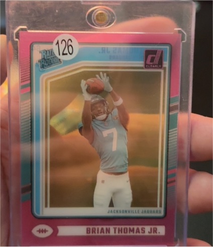 2024 Panini Clearly Donruss #64 Brian Thomas Jr. — front