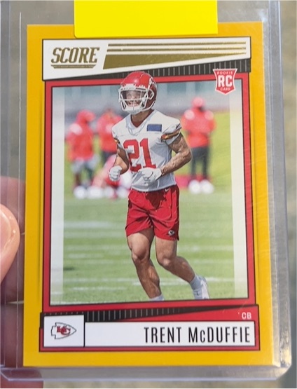 2022 Score #328 Trent McDuffie — front