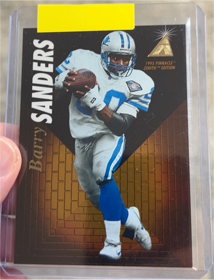 1995 Pinnacle Zenith #Z87 Barry Sanders — front