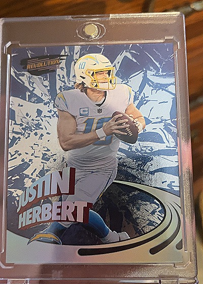 2022 Panini Zenith Pacific Revolution #PR-4 Justin Herbert — front