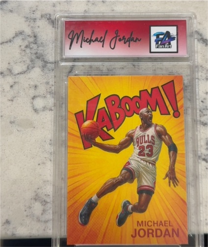 2024 Michael Jordan Kaboom! Fan Art #K23 — front