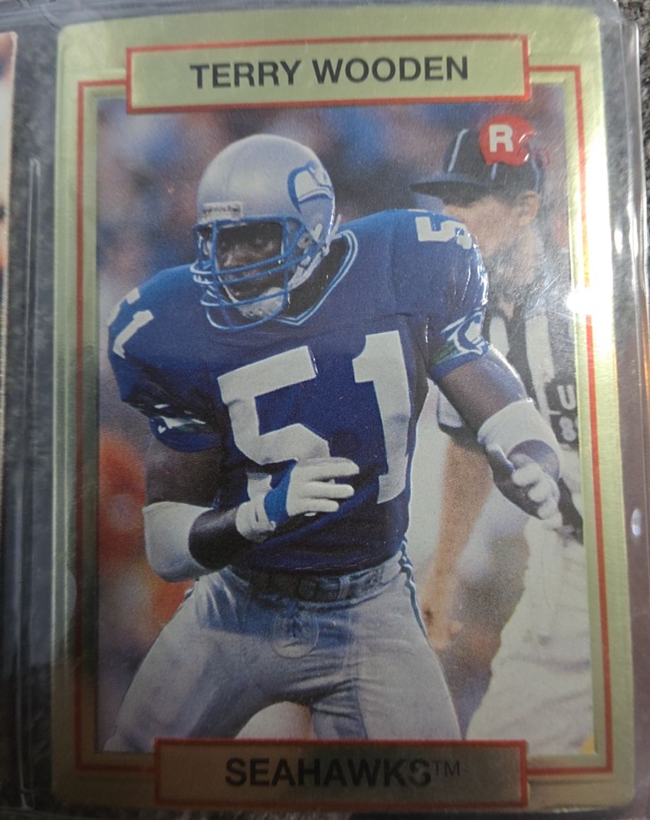1990 Action Packed #40 Terry Wooden — front