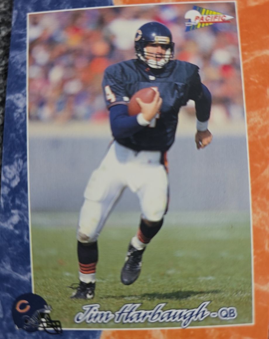 1993 Pacific #134 Jim Harbaugh — front