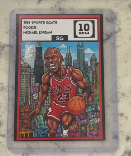 1986 Sports Goats #10 Michael Jordan Rookie — front