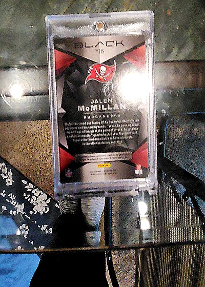 2023 Panini Black #/25 Jalen McMillan — back