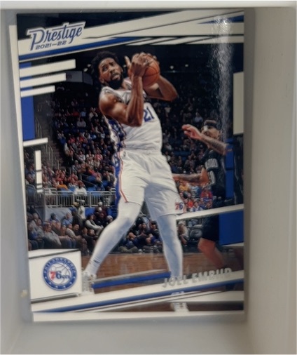 2021-22 Panini Chronicles Prestige #72 Joel Embiid — front