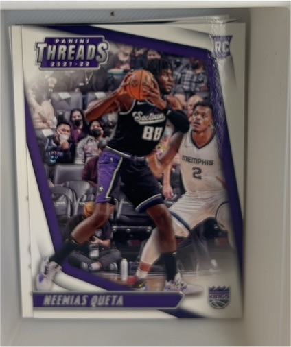 2021-22 Panini Chronicles Threads #95 Neemias Queta — front