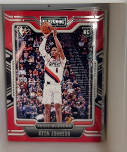 2021-22 Panini Chronicles Playbook #289 Keon Johnson — front