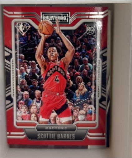 2021-22 Panini Chronicles Playbook #284 Scottie Barnes — front