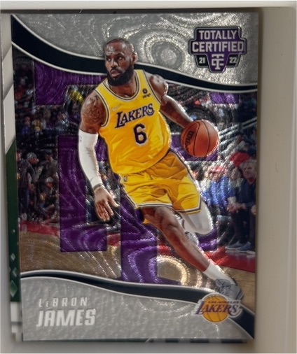 2021-22 Panini Chronicles Totally Certified #705 LeBron James — front
