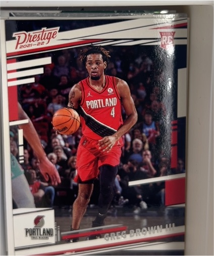 2021-22 Panini Chronicles Prestige #73 Greg Brown III — front