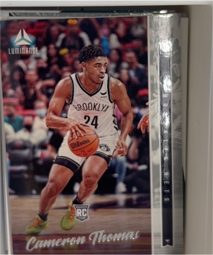 2021-22 Panini Chronicles Luminance #239 Cameron Thomas — front
