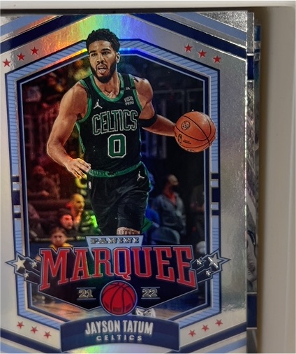 2021-22 Panini Chronicles Marquee #358 Jayson Tatum — front