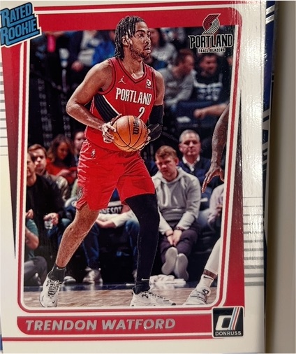 2021-22 Panini Chronicles Donruss #296 Trendon Watford — front