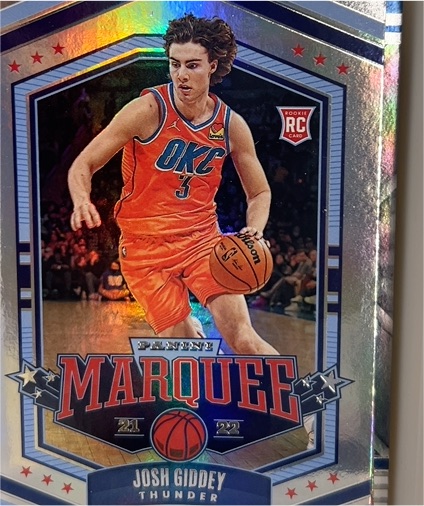 2021-22 Panini Chronicles Marquee #365 Josh Giddey — front