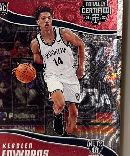 2021-22 Panini Totally Certified #RC Kessler Edwards — front