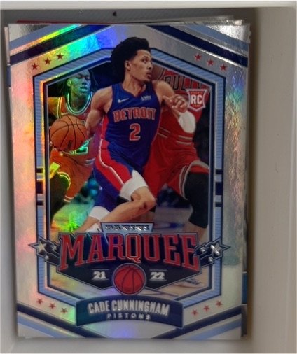 2021-22 Panini Chronicles Marquee #367 Cade Cunningham — front