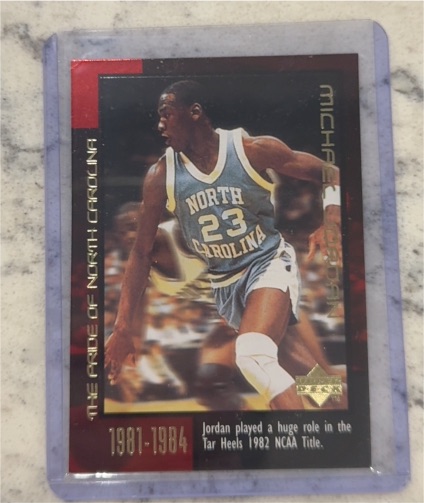 1999 Upper Deck #8 Michael Jordan The Pride of North Carolina — front