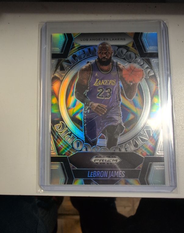 2024-25 Panini Prizm Black Kaleidoscopic #6 LeBron James — front