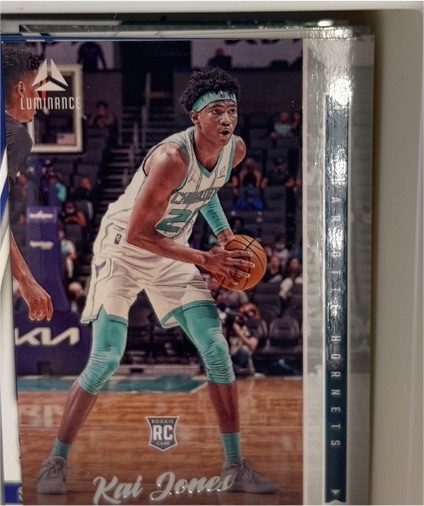 2021-22 Panini Chronicles Luminance #253 Kai Jones — front