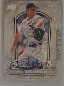 2008 Upper Deck A Piece of History #68 Phil Hughes — front