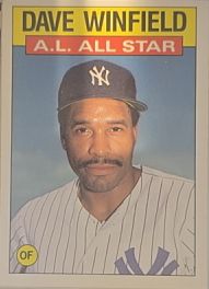 1986 Topps #717 Dave Winfield — front