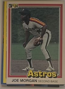 1981 Donruss #18 Joe Morgan — front