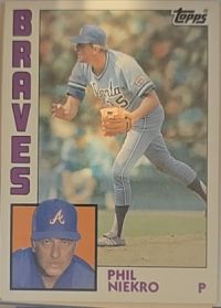 1984 Topps #650 Phil Niekro — front