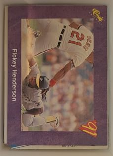 1991 Classic Game #189 Rickey Henderson — front