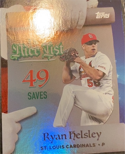 2025 Topps Holiday #MNL-13 Ryan Helsley — front