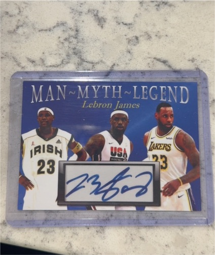 Man Myth Legend LeBron James — front