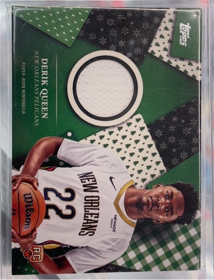 2025-26 Topps Holiday #HR-10 Derik Queen — front