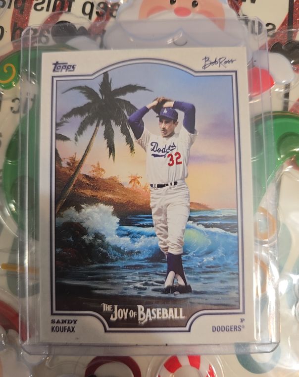 2025 Topps X Bob Ross The Joy of Baseball #71 Sandy Koufax — front
