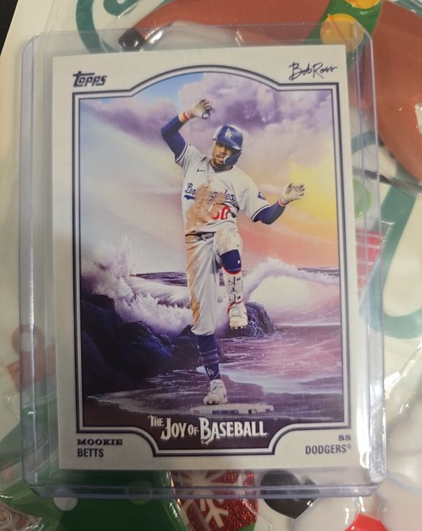 2025 Topps X Bob Ross the Joy of Baseball #10 Mookie Betts — front