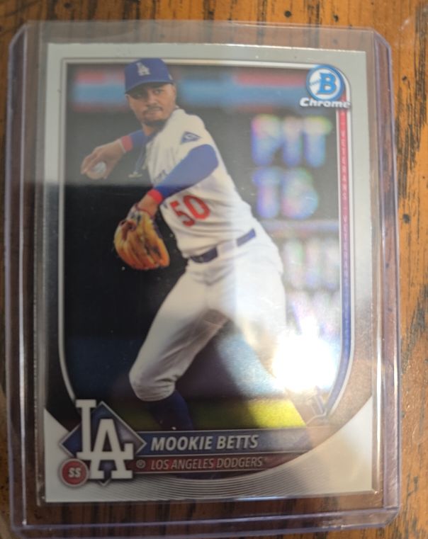 2025 Bowman Chrome #26 Mookie Betts — front