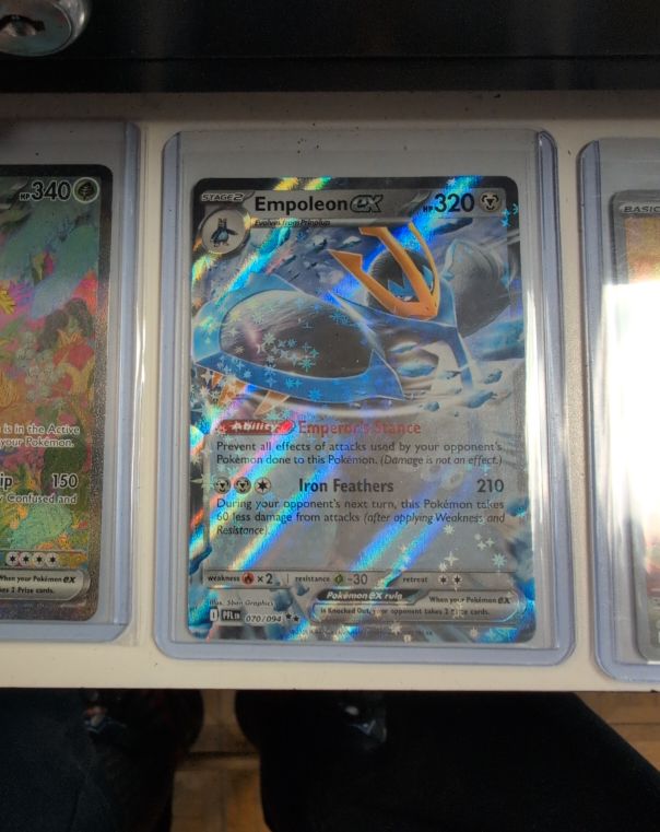2021 Pokémon TCG Phantasmal Flames #70 Empoleon EX — front
