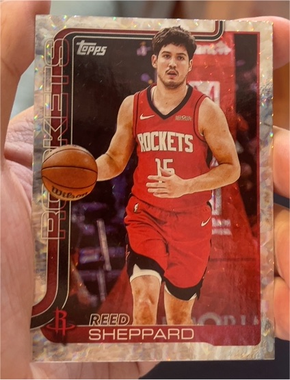 2025-26 Topps #178 Reed Sheppard — front