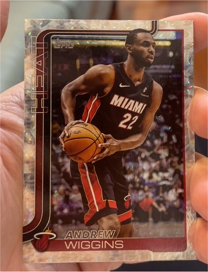 2025-26 Topps #77 Andrew Wiggins — front
