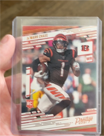 2021 Panini Chronicles Prestige #212 Ja'Marr Chase — front