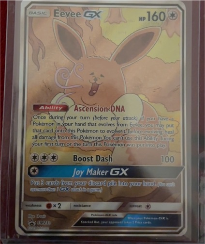 2019 Pokémon TCG SM233 Eevee GX — front
