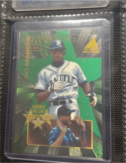 1995 Pinnacle Zenith Rookie Roll Call #15 Alex Rodriguez — front