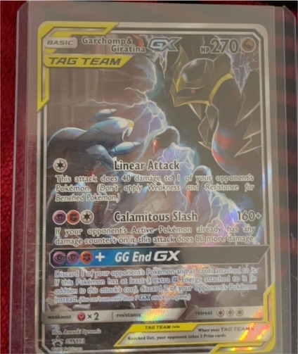 2019 Pokémon TCG SM193 Garchomp & Giratina GX — front