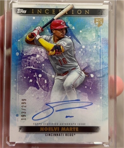 2024 Topps Inception #BRES-NM Noelvi Marte — front